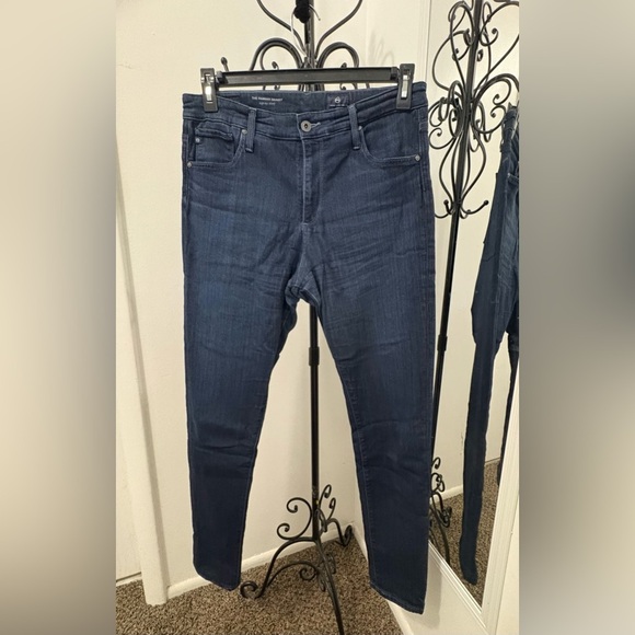 Adriano Goldschmied Dark Blue Denim Jeans The Farrah skinny. #007 - Picture 1 of 8